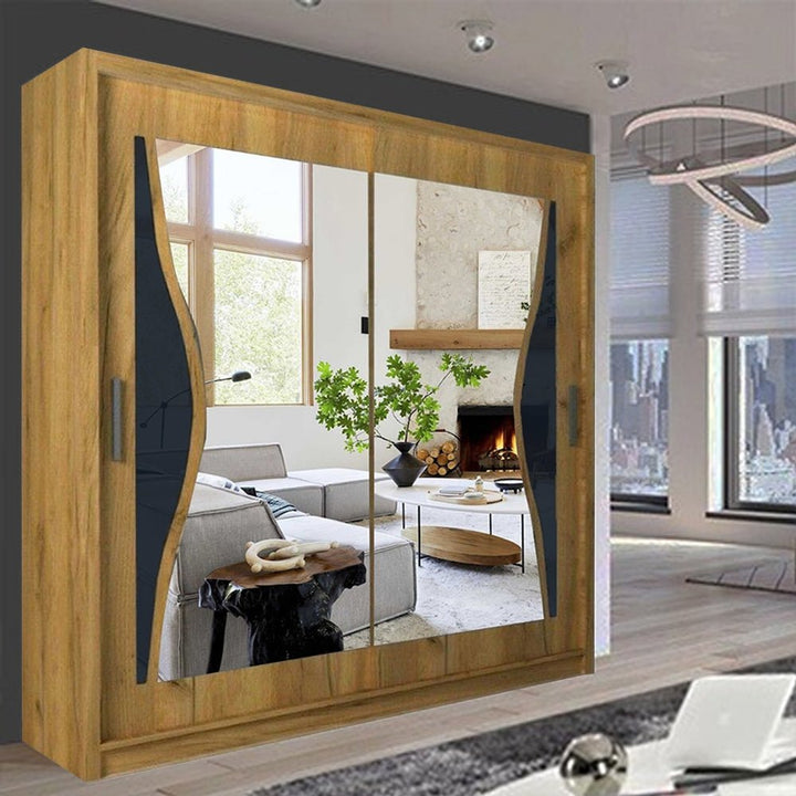 BATUMI Sliding Doors Wardrobe in Matt Finish 4 Sizes & 4 Colours - Style HeavenBATUMI Sliding Doors Wardrobe in Matt Finish 4 Sizes & 4 ColoursWARDROBESStyle HeavenStyle HeavenBATUMI120WALNUT5061028322371Walnut
