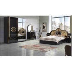CHARLIE BLACK BEDROOM SET - Style HeavenCHARLIE BLACK BEDROOM SETBedroom setStyle HeavenStyle HeavenCHARLIEBLACKBEDSET5061028323163