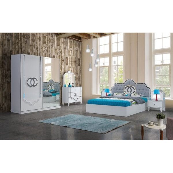 CHARLIE WHITE BEDROOM SET - Style HeavenCHARLIE WHITE BEDROOM SETBedroom setStyle HeavenStyle HeavenCHARLIEWHITEBEDSET5061028323156