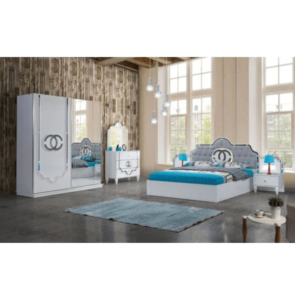 CHARLIE WHITE BEDROOM SET - Style HeavenCHARLIE WHITE BEDROOM SETBedroom setStyle HeavenStyle HeavenCHARLIEWHITEBEDSET5061028323156