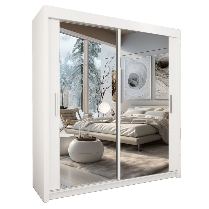 CHICAGO 2&3 Sliding Doors WARDROBE in Matt Finish 7 Sizes & 4 Colours - Style HeavenCHICAGO 2&3 Sliding Doors WARDROBE in Matt Finish 7 Sizes & 4 ColoursWARDROBESStyle HeavenStyle HeavenCHICAGO90W506102832137490cm