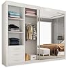 CHICAGO 2&3 Sliding Doors WARDROBE in Matt Finish 7 Sizes & 4 Colours - Style HeavenCHICAGO 2&3 Sliding Doors WARDROBE in Matt Finish 7 Sizes & 4 ColoursWARDROBESStyle HeavenStyle HeavenCHICAGO250W5061028321619250cm