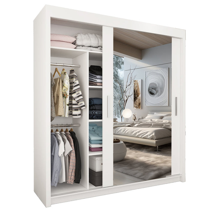 CHICAGO 2&3 Sliding Doors WARDROBE in Matt Finish 7 Sizes & 4 Colours - Style HeavenCHICAGO 2&3 Sliding Doors WARDROBE in Matt Finish 7 Sizes & 4 ColoursWARDROBESStyle HeavenStyle HeavenCHICAGO90W506102832137490cm