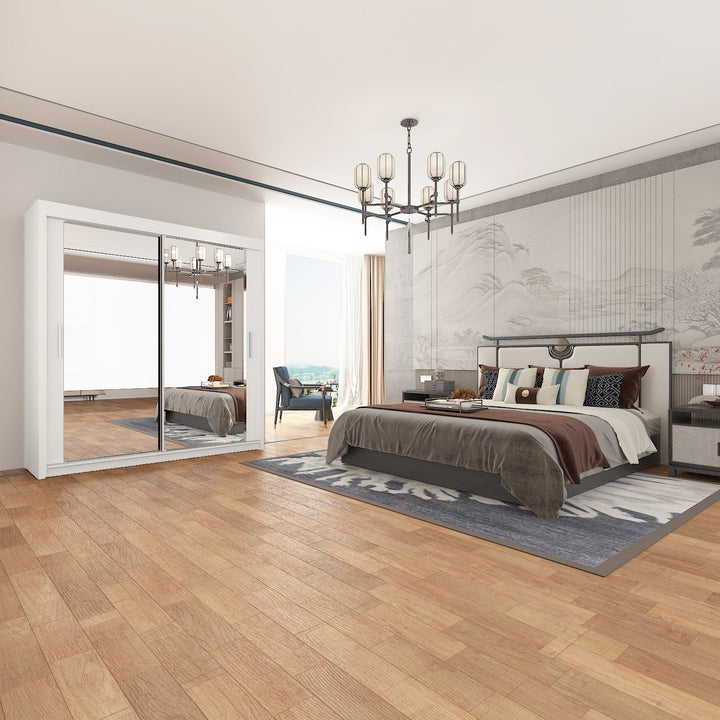 CHICAGO 2&3 Sliding Doors WARDROBE in Matt Finish 7 Sizes & 4 Colours - Style HeavenCHICAGO 2&3 Sliding Doors WARDROBE in Matt Finish 7 Sizes & 4 ColoursWARDROBESStyle HeavenStyle HeavenCHICAGO90W506102832137490cm