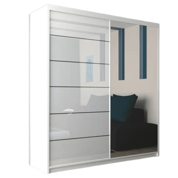 INFINITY High Gloss Sliding Doors WARDROBE in 3 Sizes & 4 Colours - Style HeavenINFINITY High Gloss Sliding Doors WARDROBE in 3 Sizes & 4 ColoursWARDROBESStyle HeavenStyle Heaveninfinity150white5061028322777White