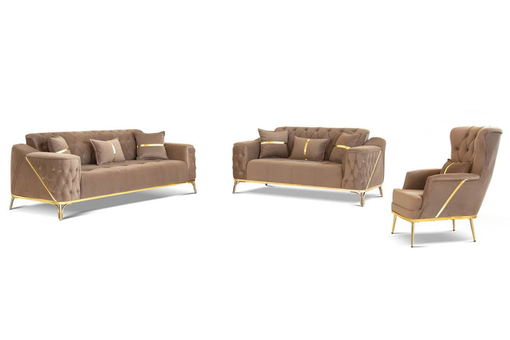 JASMINE SOFA BED VELVET - Style HeavenJASMINE SOFA BED VELVETsofa BedsStyle HeavenStyle HeavenJAS - 3+2 - BR50610283233473+2 Seater
