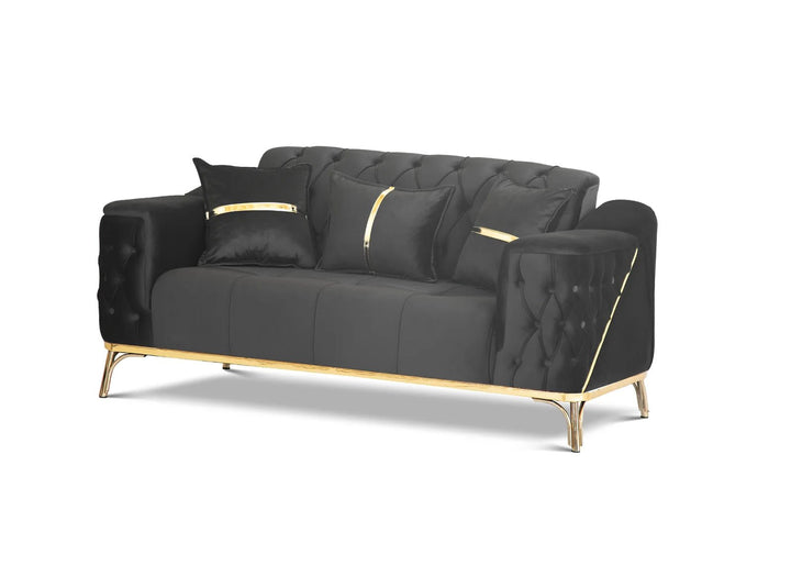 JASMINE SOFA BED VELVET - Style HeavenJASMINE SOFA BED VELVETsofa BedsStyle HeavenStyle HeavenJAS - 3+2 - CR50610283234463+2 Seater