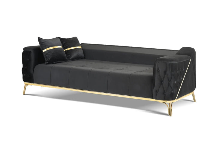 JASMINE SOFA BED VELVET - Style HeavenJASMINE SOFA BED VELVETsofa BedsStyle HeavenStyle HeavenJAS - 3+2 - CR50610283234463+2 Seater