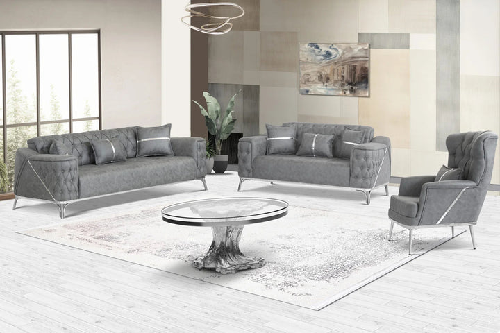 Jasmine Sofa Suede - Style HeavenJasmine Sofa Suedesofa BedsStyle HeavenStyle HeavenJAS - 3+2 - SUE - CR50610283236443+2 Seater