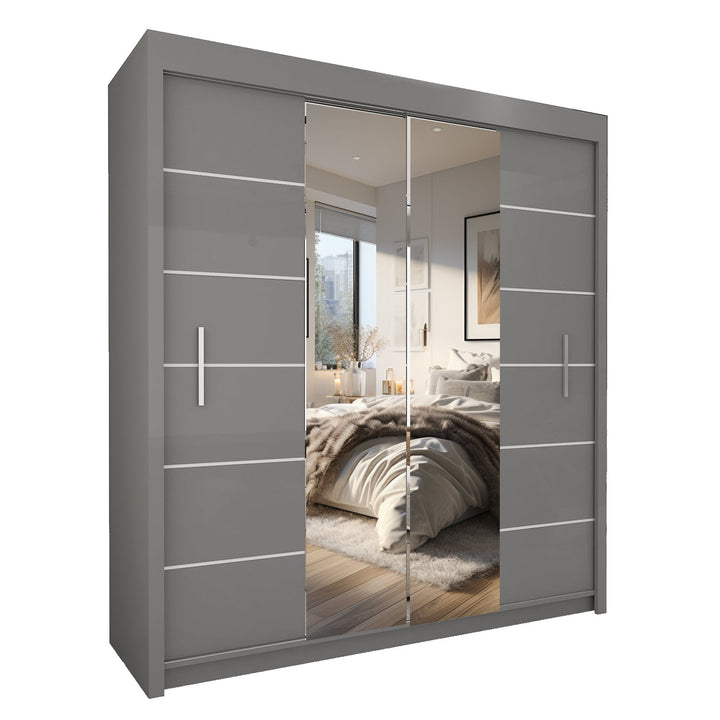 LISBON 2&3 Sliding Doors WARDROBE in Matt Finish 5 Sizes & 3 Colours - Style HeavenLISBON 2&3 Sliding Doors WARDROBE in Matt Finish 5 Sizes & 3 ColoursWARDROBESStyle HeavenStyle HeavenLISBON120G5061028321756120cm