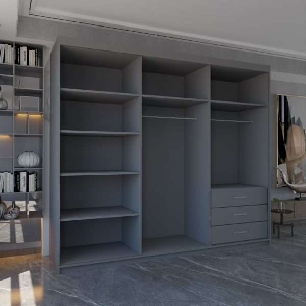 MIAMI 3 Door Sliding Doors WARDROBE in Matt Finish 1 size & 4 colours - Style HeavenMIAMI 3 Door Sliding Doors WARDROBE in Matt Finish 1 size & 4 coloursWARDROBESStyle HeavenStyle HeavenMIAMI250G5061028322586Grey