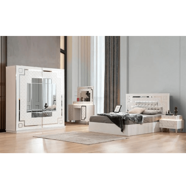 QUEEN WHITE BEDROOM SET - Style HeavenQUEEN WHITE BEDROOM SETBedroom setStyle HeavenStyle HeavenQUEENWHITEBEDSET5061028323132