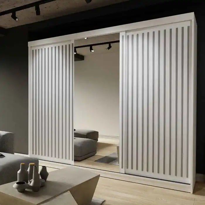 ROYAL 2&3 Sliding Doors WARDROBE in Matt Finish 3 Sizes & 4 Colours - Style HeavenROYAL 2&3 Sliding Doors WARDROBE in Matt Finish 3 Sizes & 4 ColoursWARDROBESStyle HeavenStyle HeavenROYAL250W5061028321978White