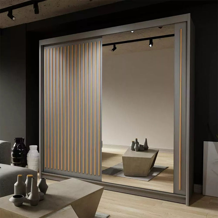 ROYAL 2&3 Sliding Doors WARDROBE in Matt Finish 3 Sizes & 4 Colours - Style HeavenROYAL 2&3 Sliding Doors WARDROBE in Matt Finish 3 Sizes & 4 ColoursWARDROBESStyle HeavenStyle HeavenROYAL150G5061028322012Grey