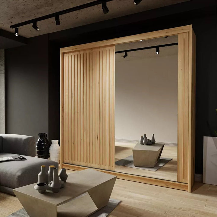 ROYAL 2&3 Sliding Doors WARDROBE in Matt Finish 3 Sizes & 4 Colours - Style HeavenROYAL 2&3 Sliding Doors WARDROBE in Matt Finish 3 Sizes & 4 ColoursWARDROBESStyle HeavenStyle HeavenROYAL203OAK5061028322050Oak
