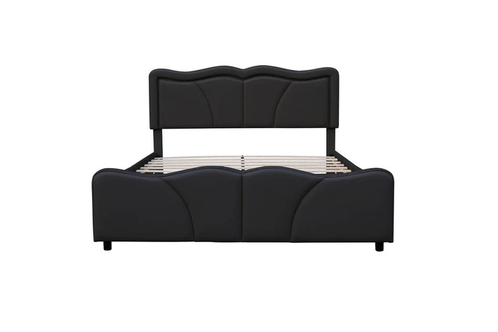 Serene Leather PU Double/King Bed - Style HeavenSerene Leather PU Double/King BedBedsStyle HeavenStyle HeavenSERE - BL - K5061028325020King