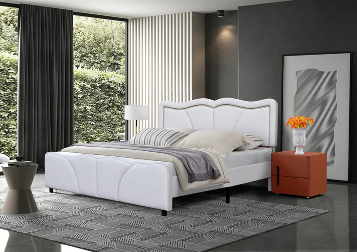 Serene Leather PU Double/King Bed - Style HeavenSerene Leather PU Double/King BedBedsStyle HeavenStyle HeavenSERE - CR - D5061028324986Double