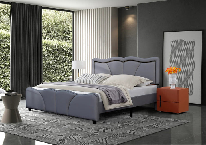 Serene Leather PU Double/King Bed - Style HeavenSerene Leather PU Double/King BedBedsStyle HeavenStyle HeavenSERE - G - D5061028324979Double