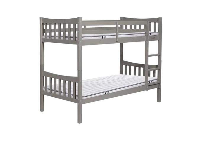 Solid Pine Twin Bunk Bed - Style HeavenSolid Pine Twin Bunk BedfurnitureStyle HeavenStyle HeavenWOOD - TWIN - G5061028325181Grey