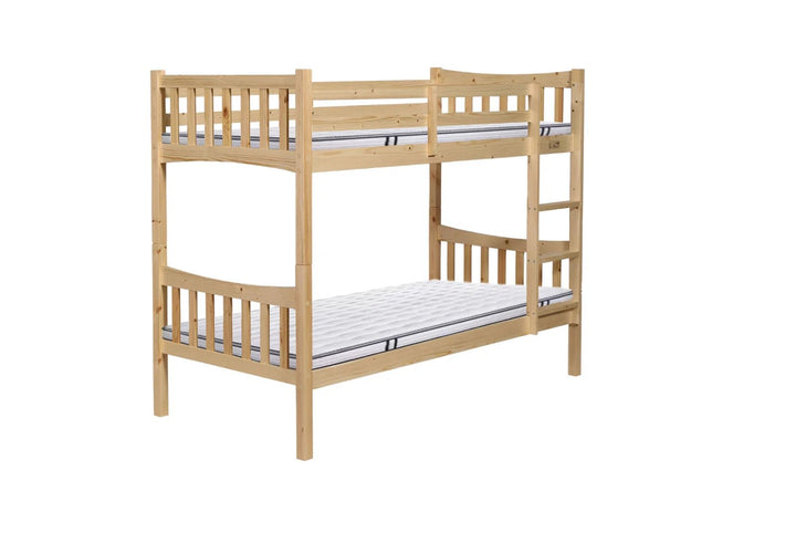 Solid Pine Twin Bunk Bed - Style HeavenSolid Pine Twin Bunk BedfurnitureStyle HeavenStyle HeavenWOOD - TWIN - O5061028325174Oak
