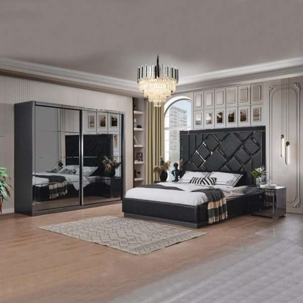 VENICE LUXURY BEDROOM SET - Style HeavenVENICE LUXURY BEDROOM SETBedroom setStyle HeavenStyle HeavenVENICEBLACKBEDSET5061028323125